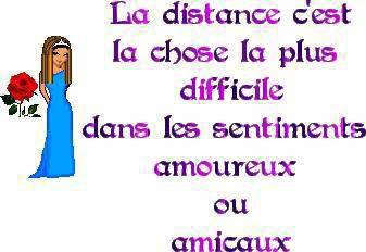 la distance