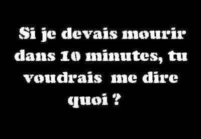 si je meur