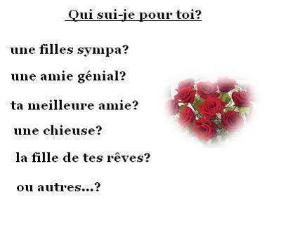 qui je suis pour toi